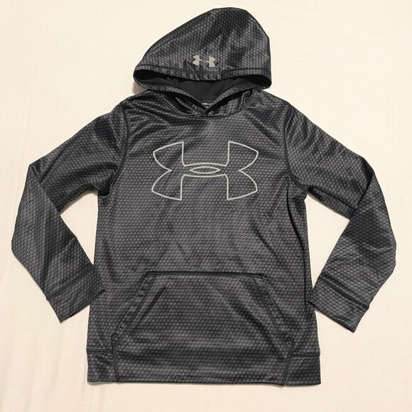 Under Armour Cold Gear Hoodie Youth Medium Pullover - Picture 1 of 16